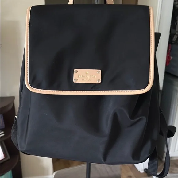 kate spade | Bags | Kate Spade Black Backpack Euc | Poshmark display picture 2